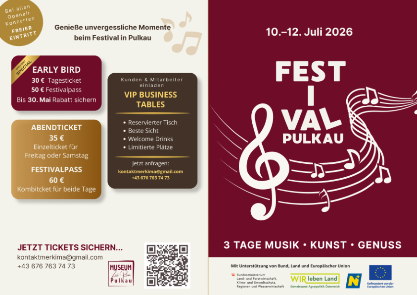 Festival Pulkau 2026 Veranstaltungsbild